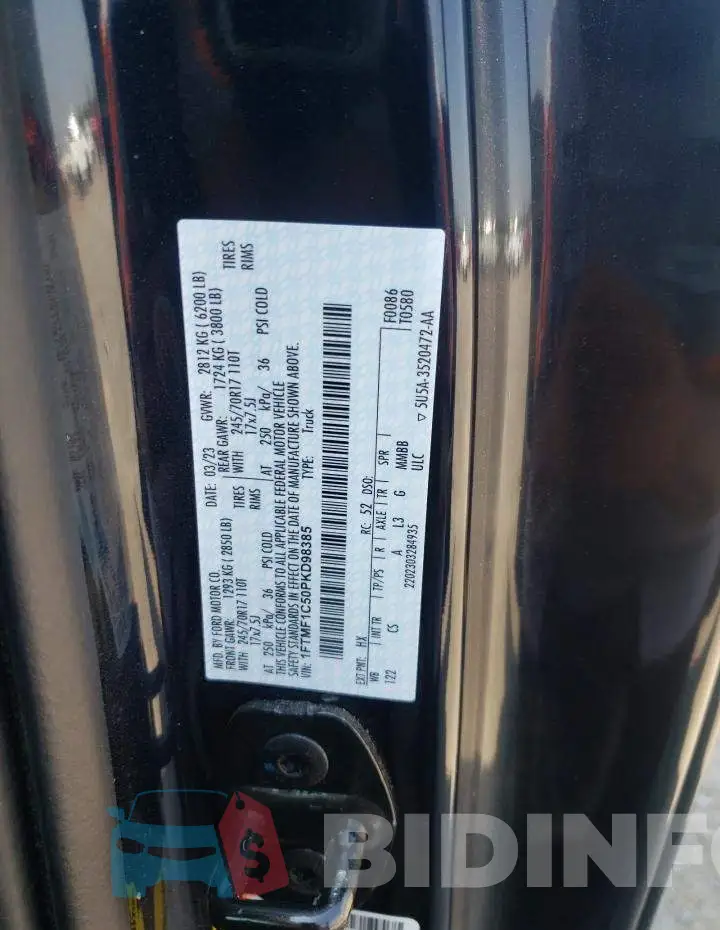 1FTMF1C50PKD98385 Photo# 12