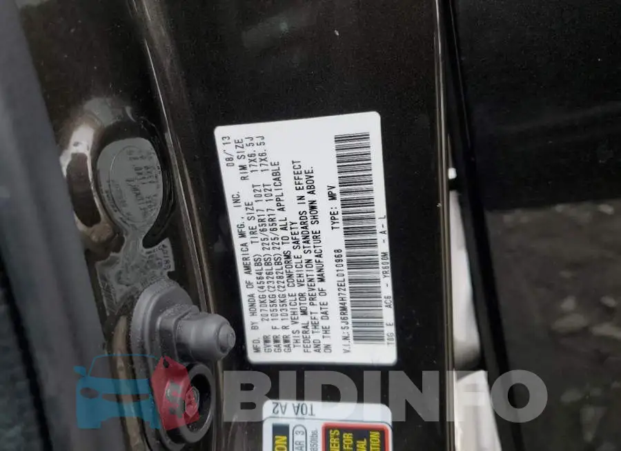 5J6RM4H72EL010968 Photo# 13