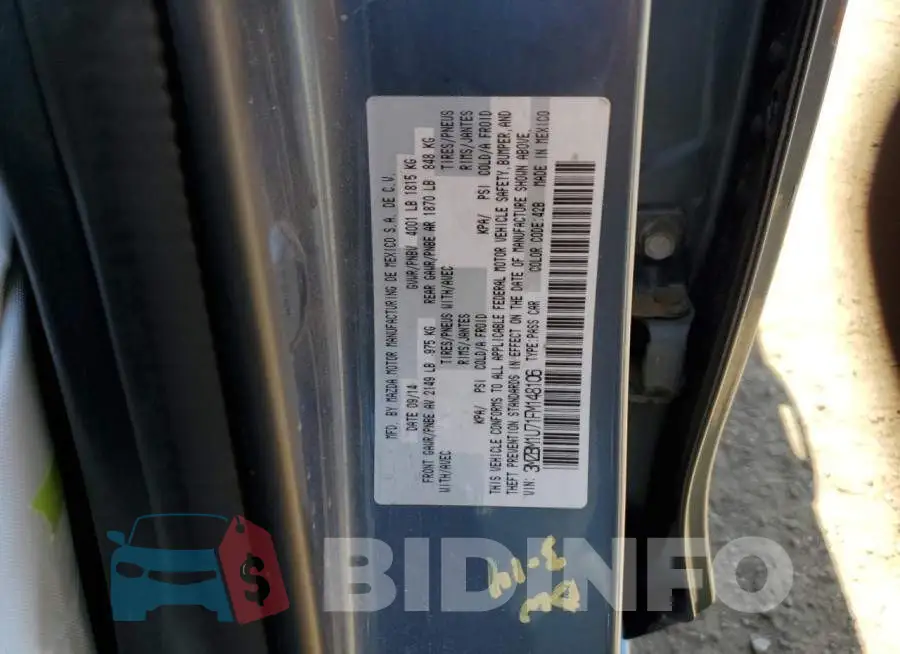 3MZBM1U71FM148106 Photo# 12
