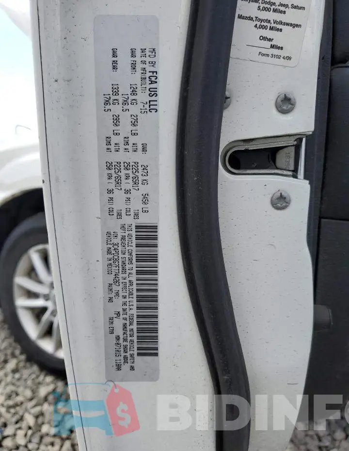 3C4PDCBG7FT744267 Photo# 12