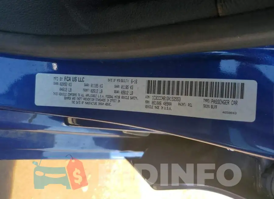 1C3CCCAB1GN192553 Photo# 12
