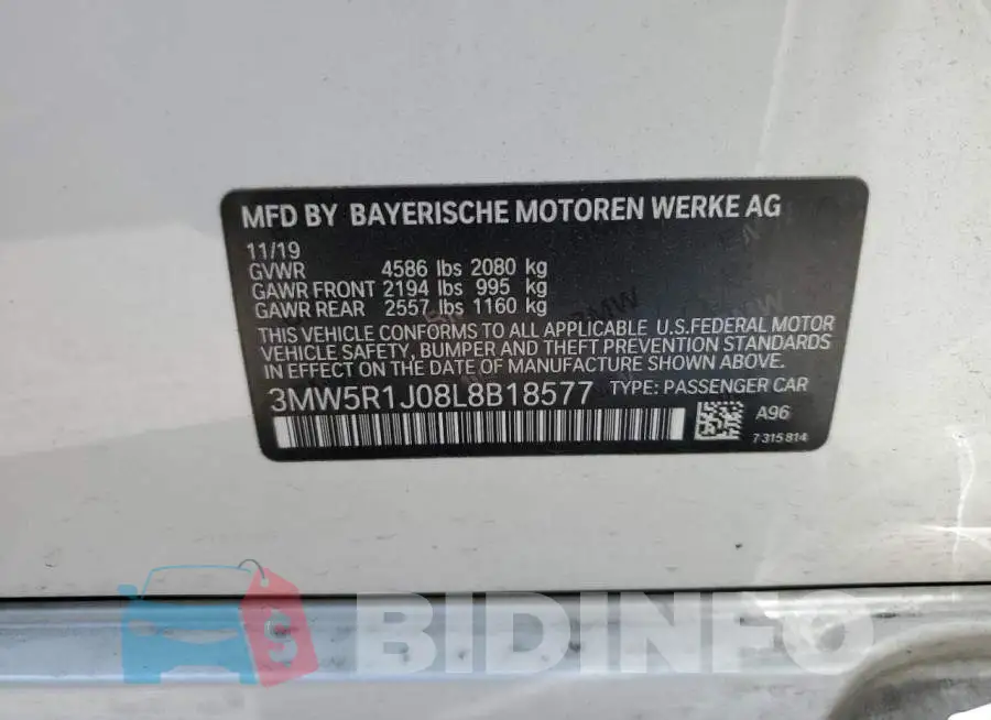 3MW5R1J08L8B18577 Photo# 12