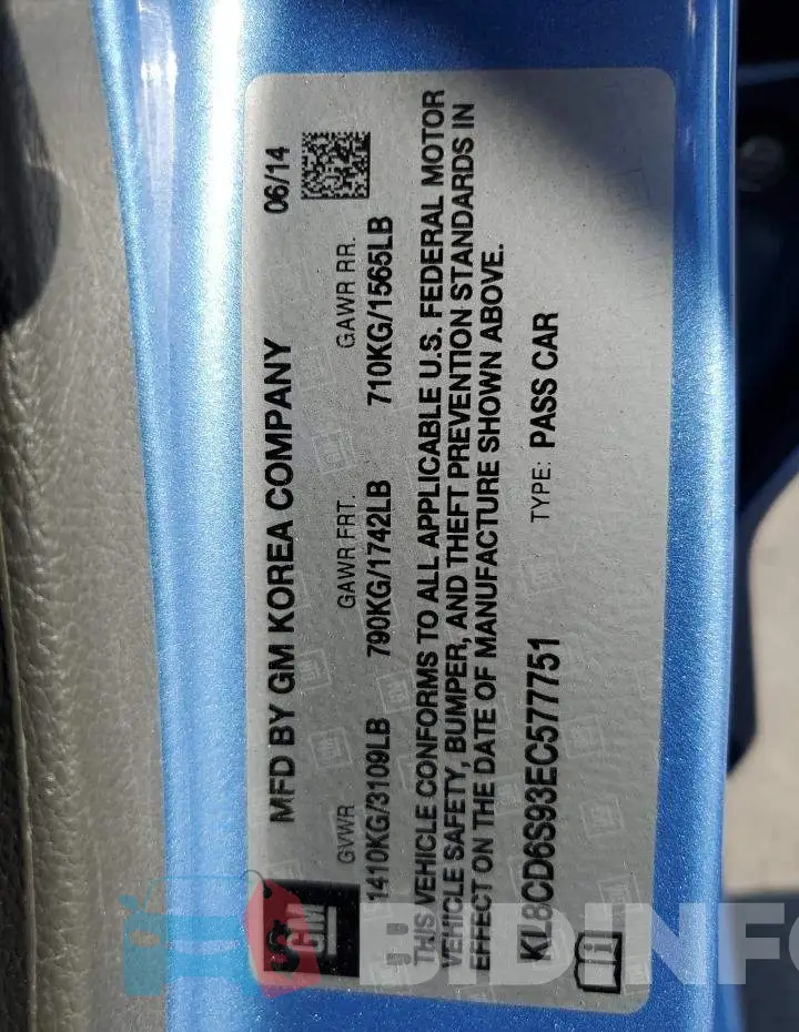 KL8CD6S93EC577751 Photo# 12