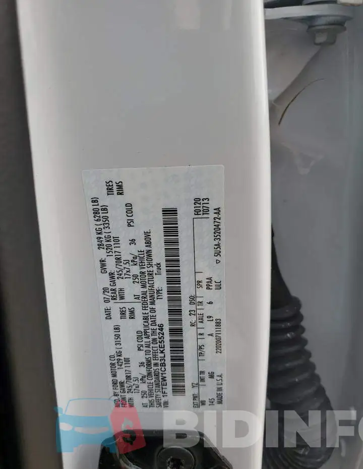 1FTEW1CB3LKE55246 Photo# 12