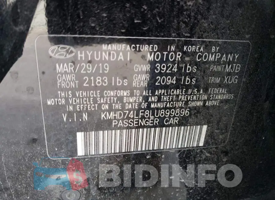KMHD74LF8LU899896 Photo# 12