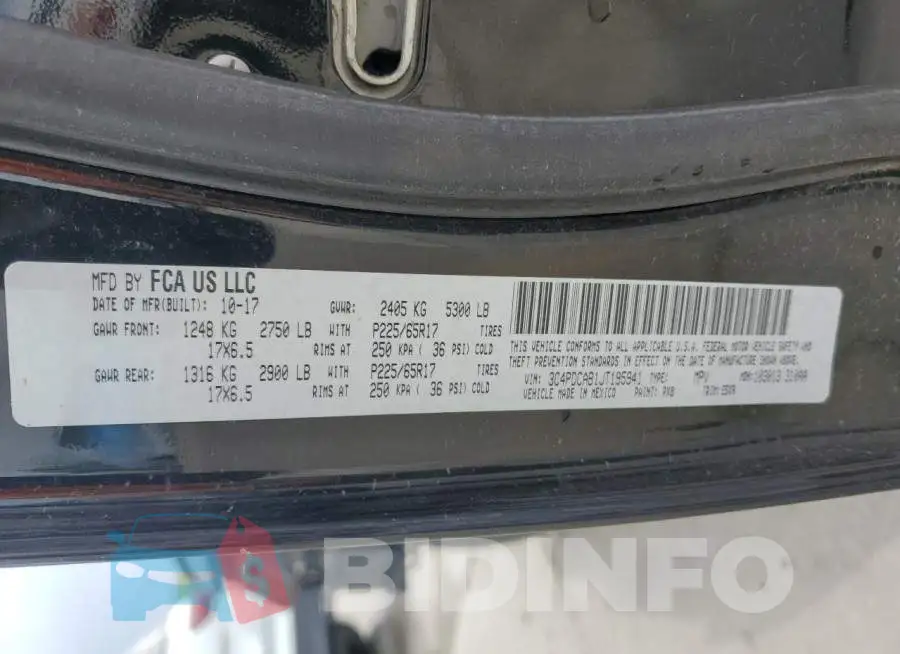 3C4PDCAB1JT195941 Photo# 14