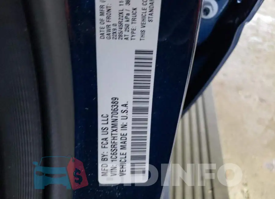 1C6SRFHTXMN706389 Photo# 13