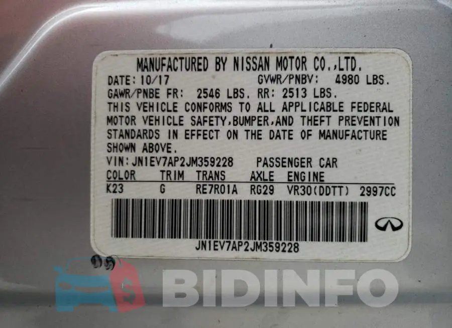 JN1EV7AP2JM359228 Photo# 12