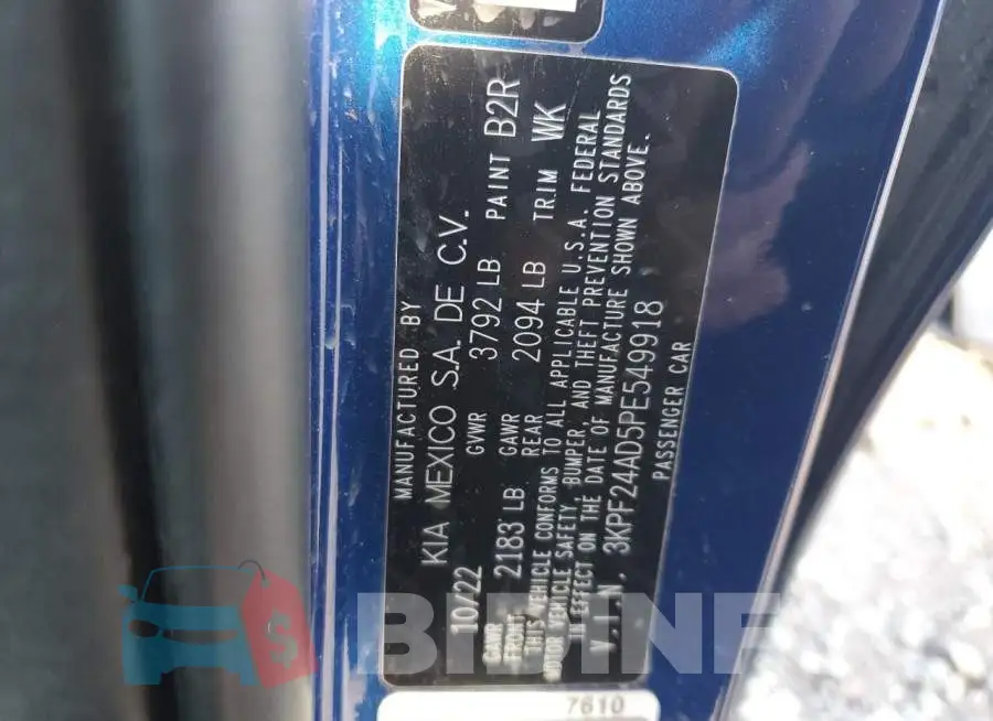 3KPF24AD5PE549918 Photo# 12