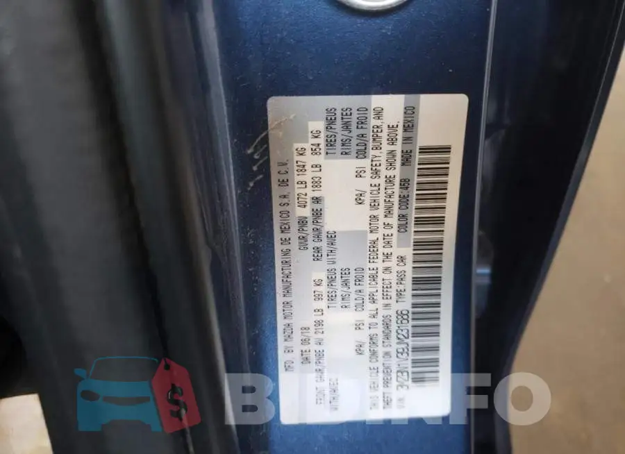 3MZBN1V39JM231686 Photo# 12