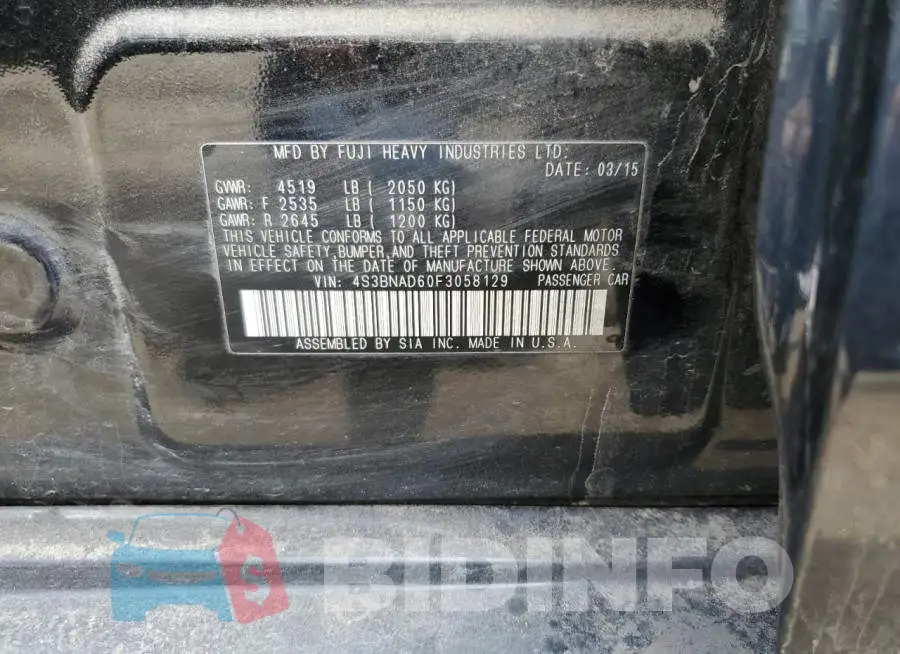 4S3BNAD60F3058129 Photo# 12