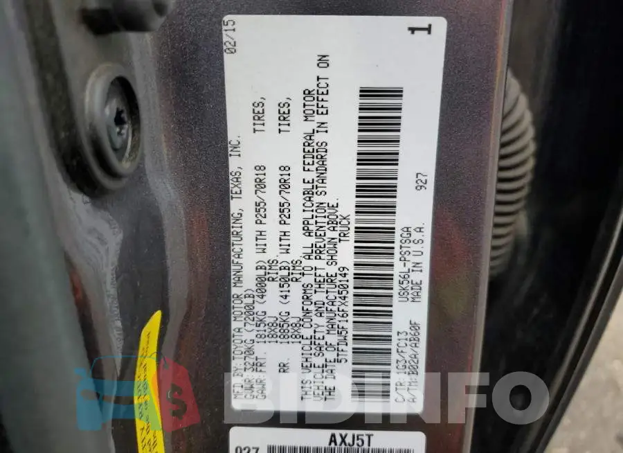 5TFDW5F16FX450149 Photo# 12