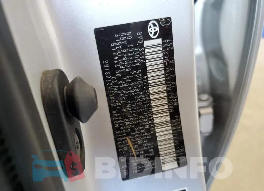 5YFB4MDE3PP051244 Photo# 13