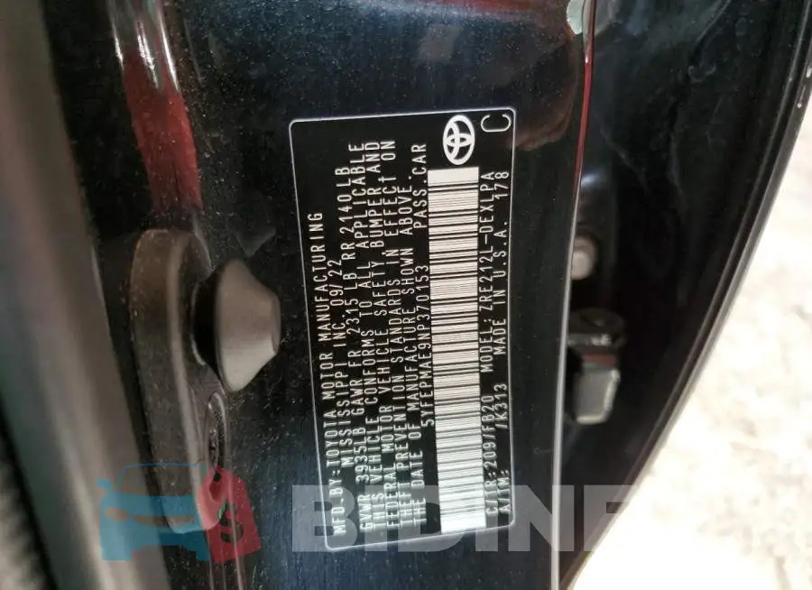 5YFEPMAE9NP370153 Photo# 13