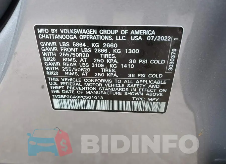 1V2BP2CA9PC501013 Photo# 12