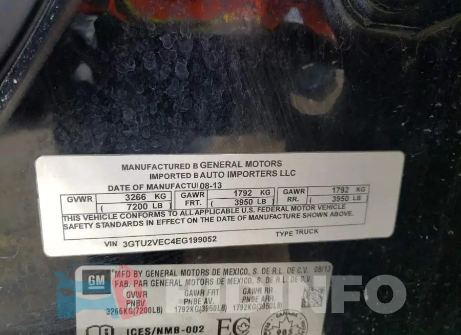 3GTU2VEC4EG199052 Photo# 12