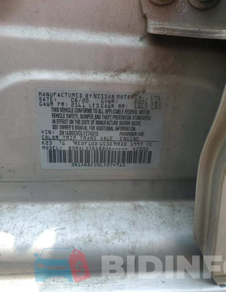 3N1AB8CV0LY274915 Photo# 12
