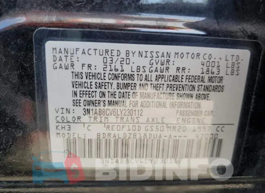 3N1AB8CV6LY230112 Photo# 13