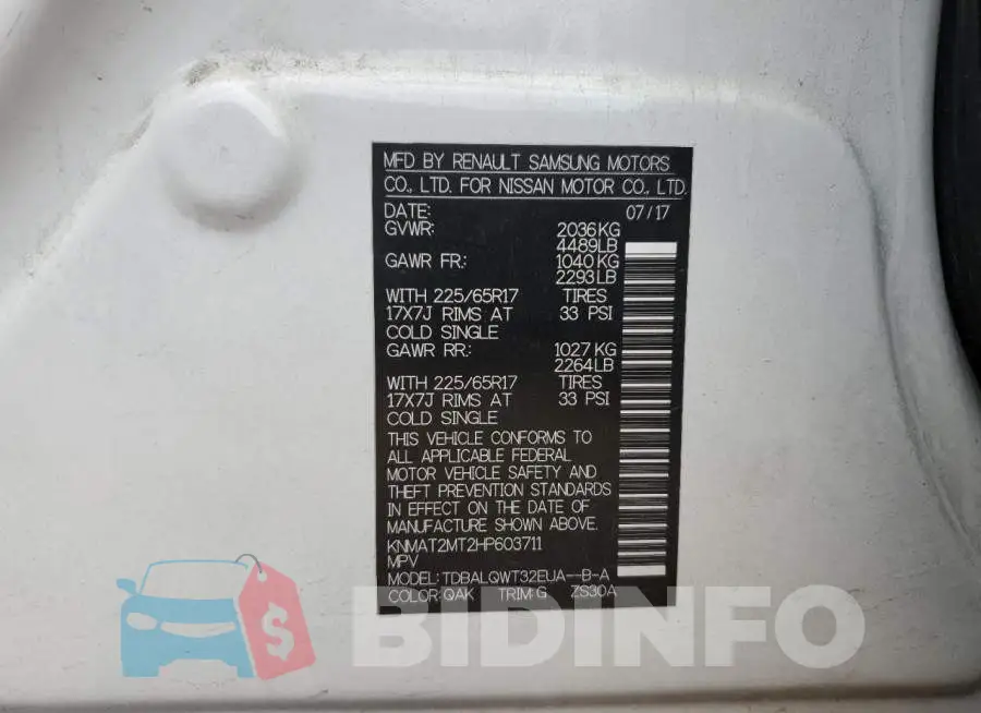 KNMAT2MT2HP603711 Photo# 14
