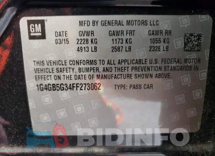 1G4GB5G34FF273062 Photo# 12