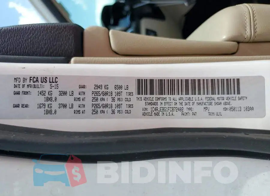 1C4RJEBG1FC872402 Photo# 13