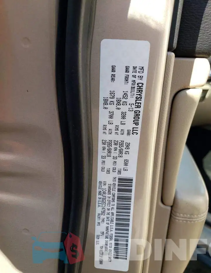 1C4RJFBG2EC147962 Photo# 13