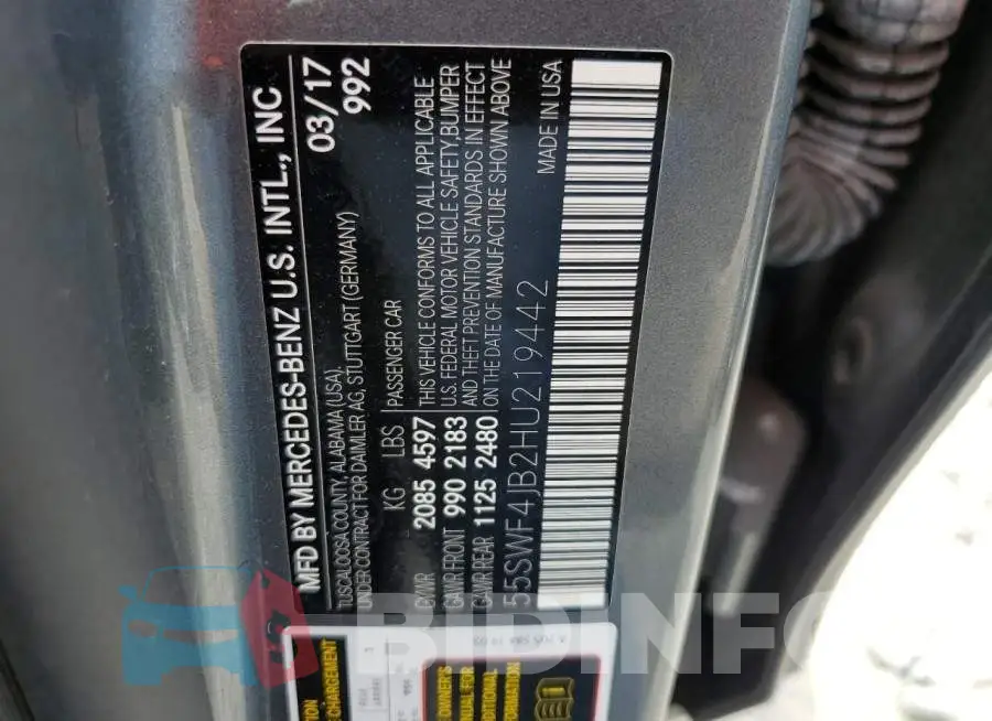 55SWF4JB2HU219442 Photo# 12