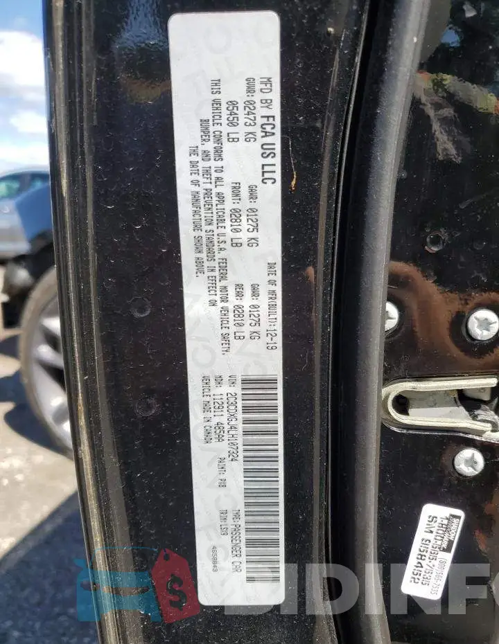 2C3CDXGJ4LH107324 Photo# 12