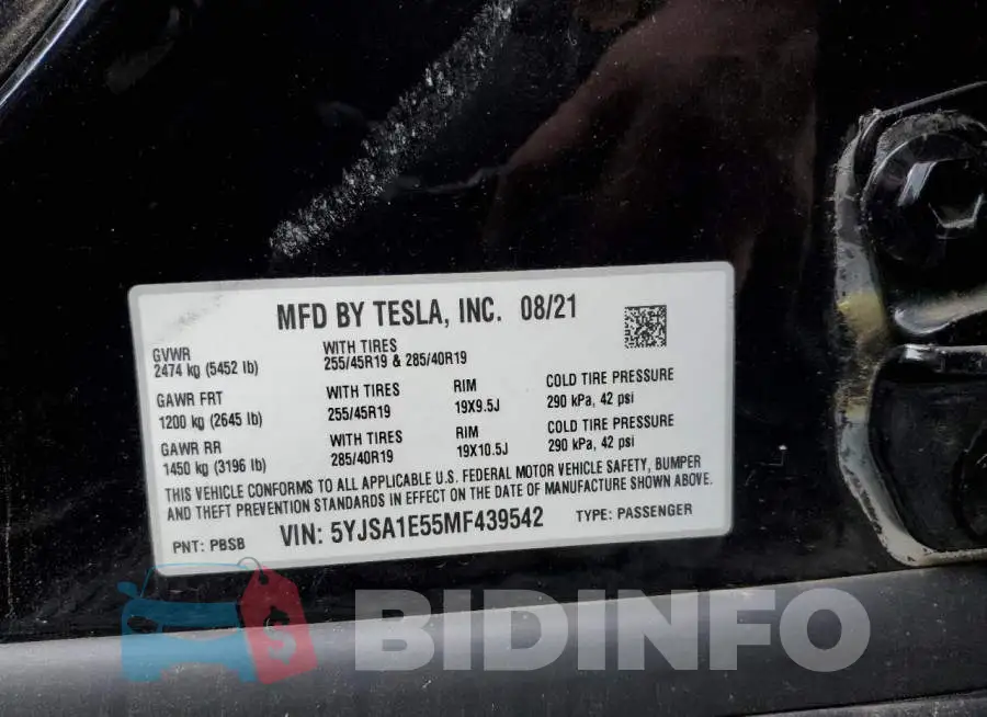 5YJSA1E55MF439542 Photo# 12