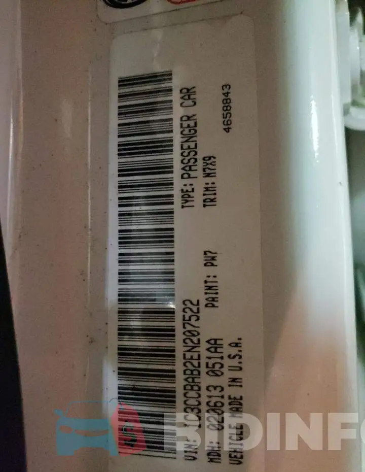 1C3CCBAB2EN207522 Photo# 12