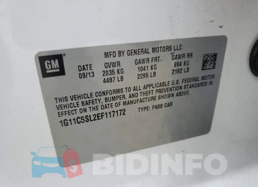 1G11C5SL2EF117172 Photo# 12