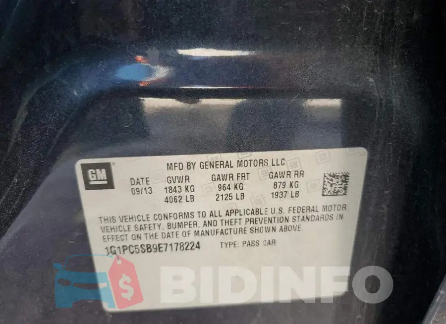 1G1PC5SB9E7178224 Photo# 12