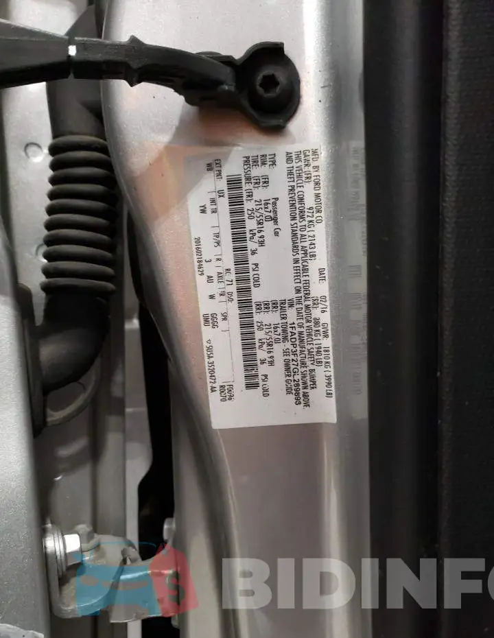 1FADP3F27GL289898 Photo# 12