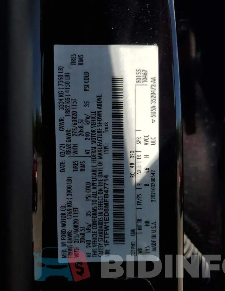 1FTFW1ED8MFB47714 Photo# 12