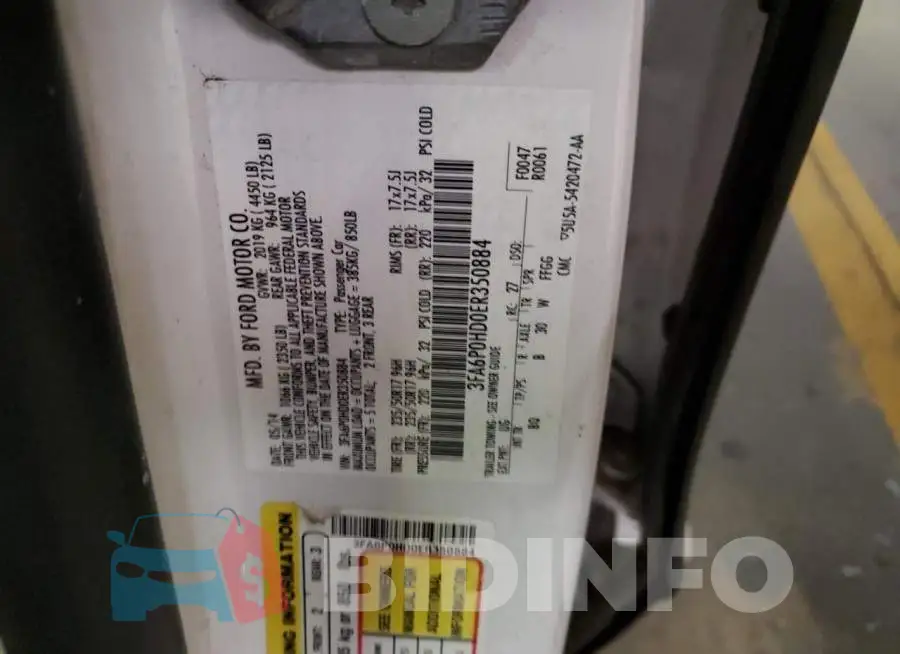 3FA6P0HD0ER350884 Photo# 12
