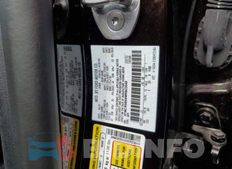 3FMCR9B68MRB23040 Photo# 12