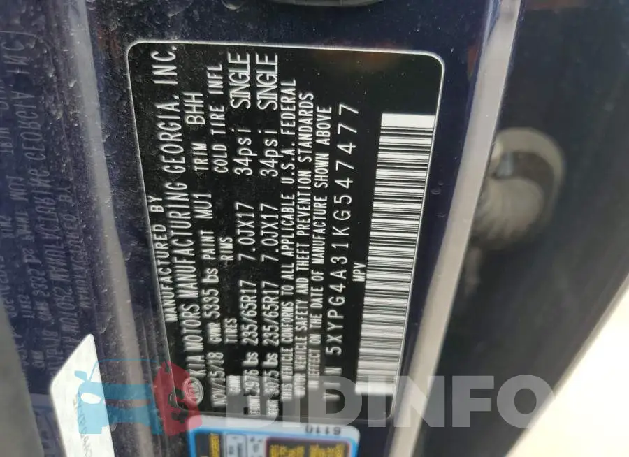 5XYPG4A31KG547477 Photo# 12