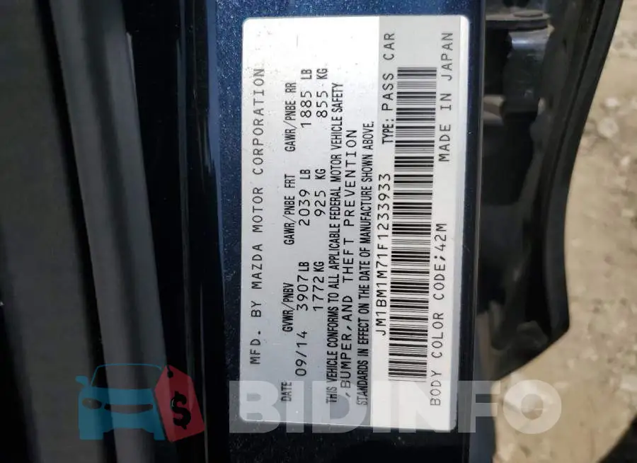 JM1BM1M71F1233933 Photo# 12