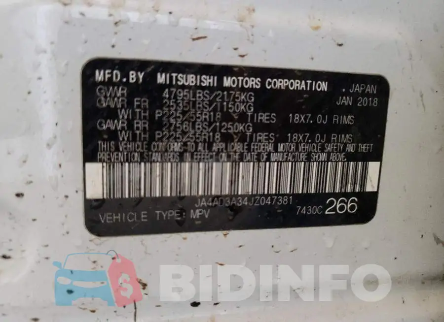 JA4AD3A34JZ047381 Photo# 12