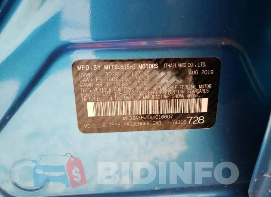 ML32A3HJ1KH016607 Photo# 12