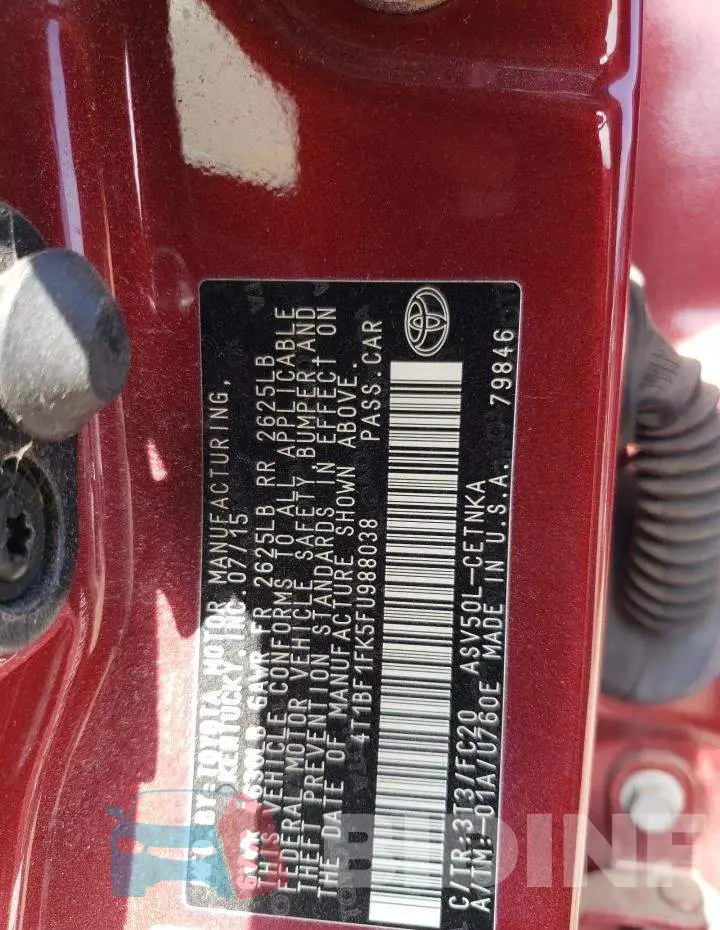 4T1BF1FK5FU988038 Photo# 13