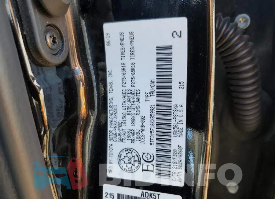 5TFDY5F16KX859921 Photo# 12