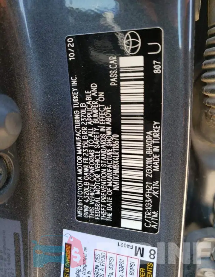 NMTKHMBX4LR118670 Photo# 13