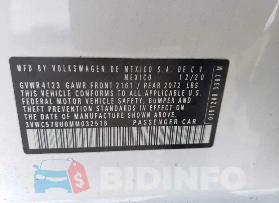 3VWC57BU0MM032518 Photo# 13