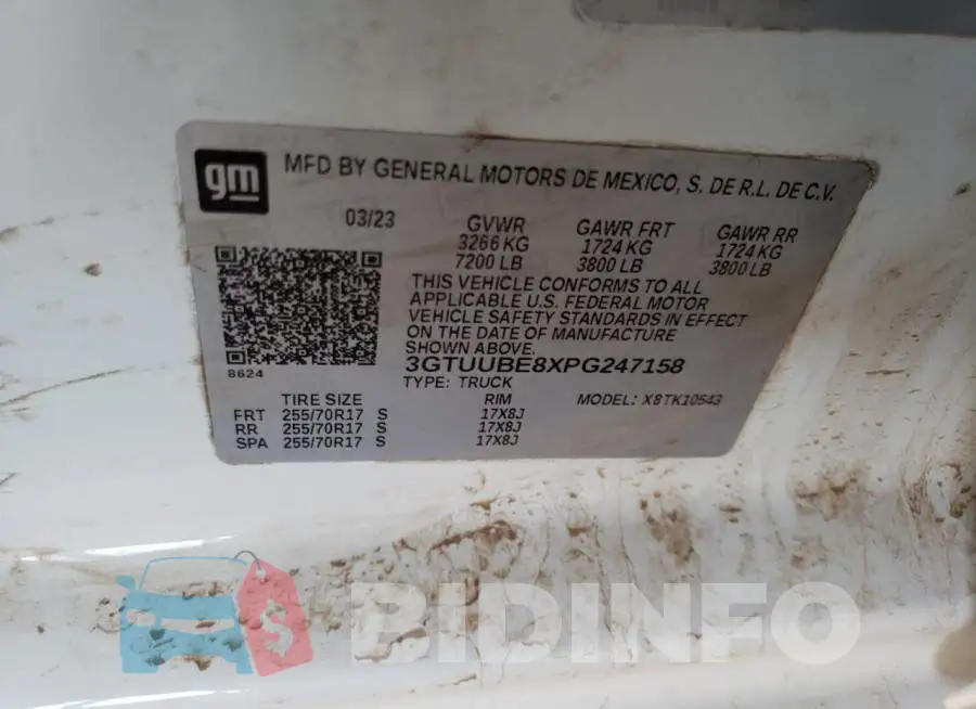 3GTUUBE8XPG247158 Photo# 12