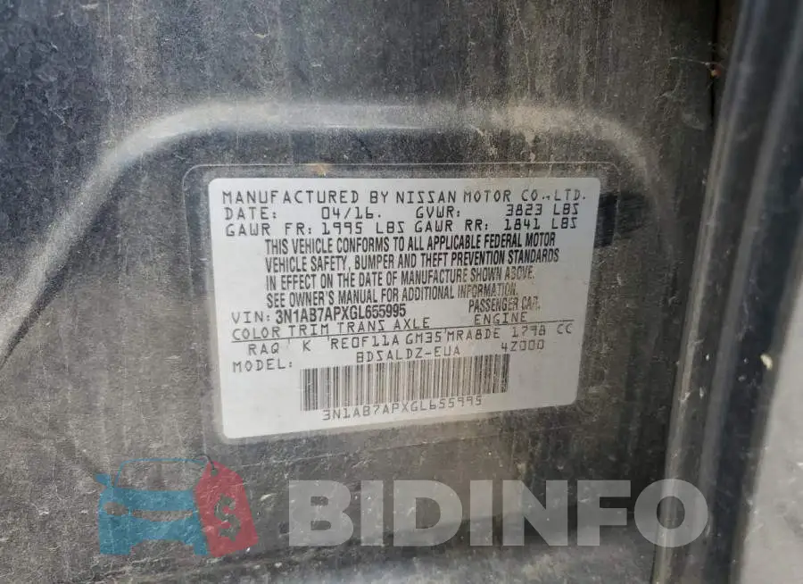 3N1AB7APXGL655995 Photo# 12
