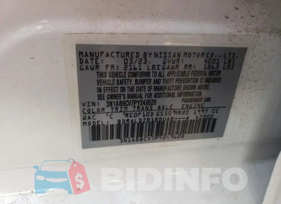 3N1AB8CV7PY249628 Photo# 12
