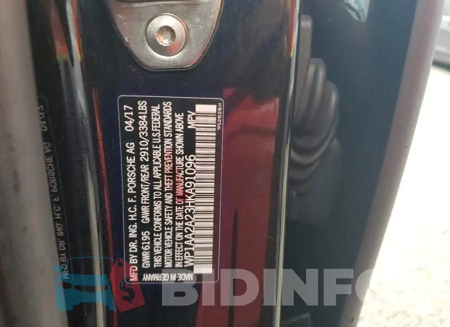 WP1AA2A23HKA91096 Photo# 12