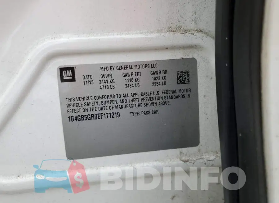 1G4GB5GR9EF177219 Photo# 12