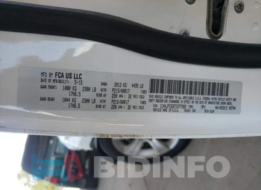 1C4NJPCB3FD377383 Photo# 10
